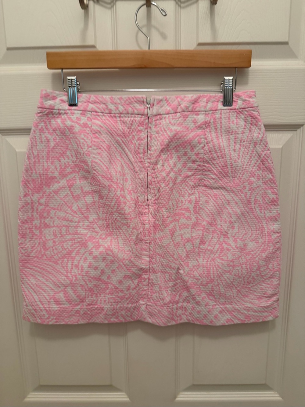 Lilly Pulitzer Pink and White Patterned Mini Skort